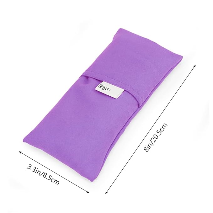Yoga Eyepillow 1-Pack Lavender Eye Mask for Meditation Relaxation and Sleep Suitable for Men and Women
