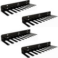 IRON AMERICAN USA Omega Beast Gym Storage Rack 11-Hook Heavy-Duty Gym Wall Organizer Gym Caddy Hanger - Gym Accessory Storage - Resistance Bands, Jump Ropes, Barbells, Lifting Belts, Cable Attachments - 4pk