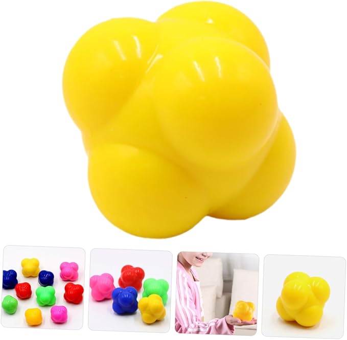 Hexagonal Agility Training Ball Durable Exercise Ball for Fitness Coordination and Reaction Training for