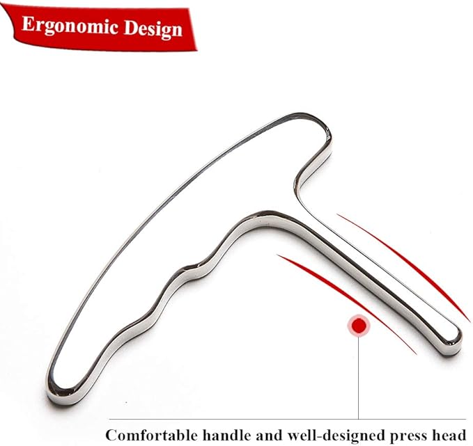 Stainless Steel Trigger Point Massage Tool-Deep Tissue Massage- Reflexology Acupressure Massage Tools for Myofascial Release Relief Pain