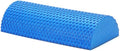 Half Round Foam Roller EVA Back Exercise Shaft Yoga Columns for Deeply Tissue Muscle Massage Blue,Sports