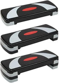 30" Aerobic Step Platform Stepper with Adjustable Height (4"-6"-8") & Anti-Slip Design