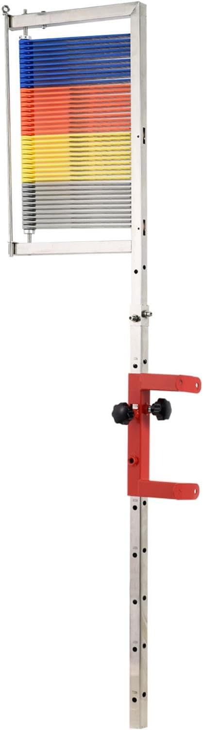 Jump Training Equipment, Wall-Mounted Vertical Jump Measurement Tool, 3.9-11.5Ft Adjustable Jumping Trainers, Jump Tester, Vertical Jump Measurement Tool, Training Aid Jump Pole(Yellow, ABS)