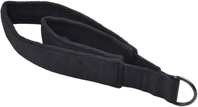Pilates Rings Double Loop Foot Straps with Dual-Length Design and Soft Fleece for Reformer Exercises Compatible with Most Pilates Beds and Equipment