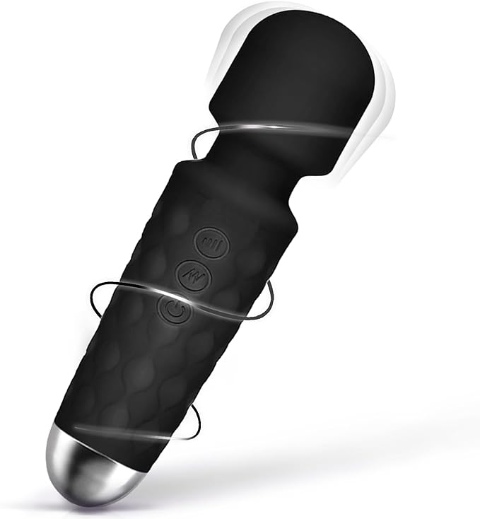 LUMIO Deep Black Body Back Relaxation Massager - Waterproof - 9 Speeds 19 Modes