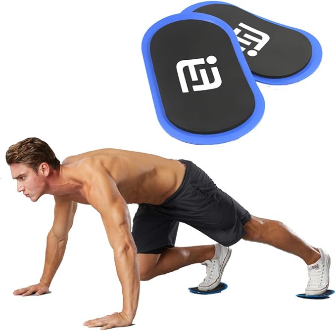 Metaball Blue Gliding Discs Core Sliders Smooth Use On Carpet Floor Exercise Sliders Equipment
