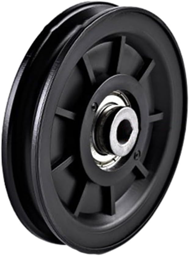 Silent Gym Pulley for Fitness Cable Machine Attachment, Heavy Duty Pulley System with Machine Bearing for Strength Training, Nylon and Steel Wheel, Low Noise Exercise Equipment, Home Use(110mm)