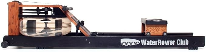WaterRower Club Rowing Machine with S4 BLE Monitor | USA Made Water Rower | Original Handcrafted Erg Row Machine for Home Use & Gym