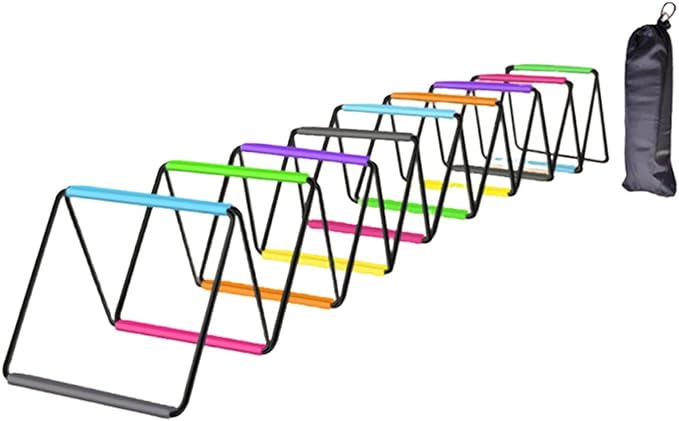 Agility Ladder Jumping Hurdles for Men Women and Kids Flexible Football Footwork Ladders Speed Ladder for Outdoor Sports
