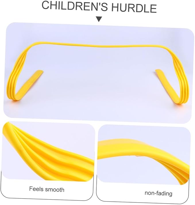 4Pcs Agility Training Hurdles Durable Lightweight Exercise Equipment for Football Basketball Soccer and Track for Athletes Height