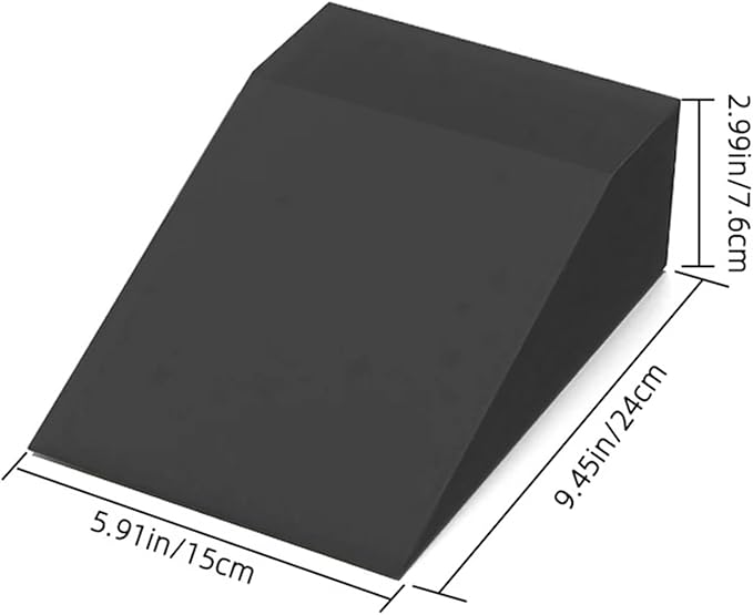 Yoga Foam Wedges 2Pcs Yoga Wedge Blocks Squat Block Multi-Functional Stretch Slant Board Non-Slip Calf Stretcher for Sports Fitness