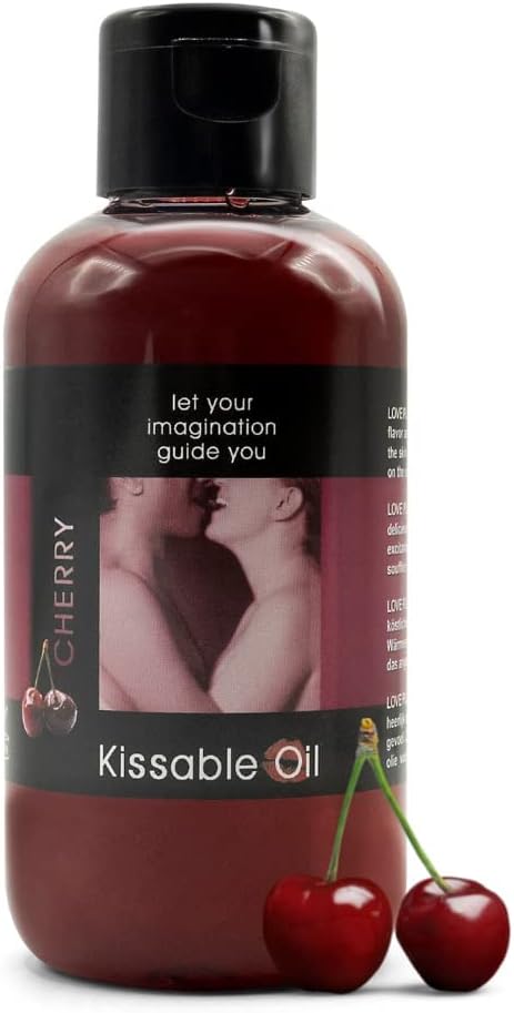 LOVE PLAY Sensual Body Oil for Couples – Edible & Deliciously Scented for Date Night – Aromatherapy Oil for Intimate Moments, Enhanced Stimulation, and Luxurious Hydration – Great Gift for Romance