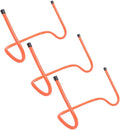 Yardwe 3pcs Sports Training Hurdles Professional Plastic Agility Hurdles for Boys and Girls for Football Practice Improve Speed Flexibility Coordination and Balance