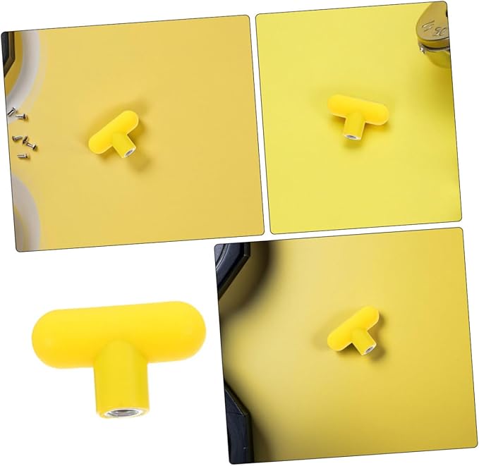 2pcs Fitness Equipment Handles Ergonomic Gym Exercise Grip Attachments for Cable Machines Resistance Bands Yellow Arm Wrestling Strength Training
