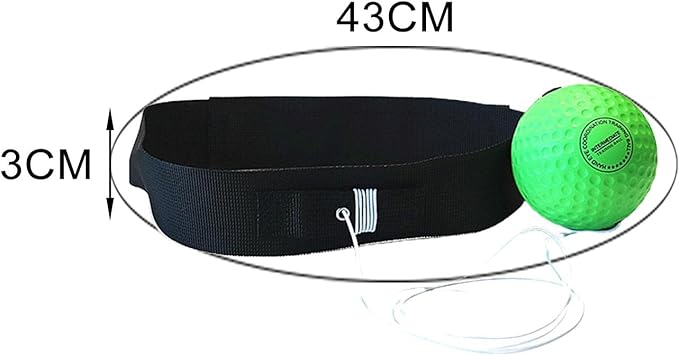 2X Reaction Balls with Headband for Hand Eye Coordination
