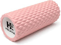 Pink Foam Roller-Medium Soft Density Muscle for Muscle Recovery, Yoga, Pilates & Physical Therapy