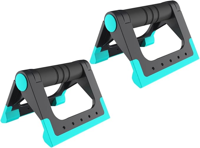 Balacoo Push-up Holder Pair Blue Non-slip Indoor Fitness Push-up Bars for Home Exercise Strength Training Equipment