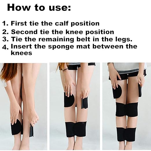 O/X Leg Type Correction Belt- 3 In 1 Adjustable Legs Posture Corrector Belt Knock Knees Shape Straightening Band Bandage