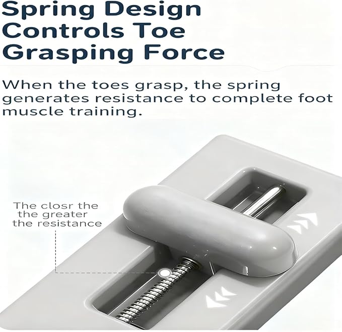 Newly Upgraded Multi-Function Foot Arch Trainer, Unique Gray, Plantar Fasciitis Relief & Arch Support, Portable Home/Gym Use for Athletes & Beginners