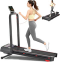 Walking Pad with Handle Bar and Incline, 3 in 1 Under Desk Treadmill with Hiking Mode, 2.5HP Low Noise Walking Treadmill Pad with Remote Control,Portable Treadmills for Home Office, Led Display