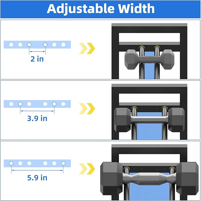 4 Tier Dumbbell Rack,Adjustable Weight Rack for Home Gym,Heavy Duty Weight Stand,800LBS Capacity Kettlebells Storage,Workout Equipment Organizer (Rack Only)