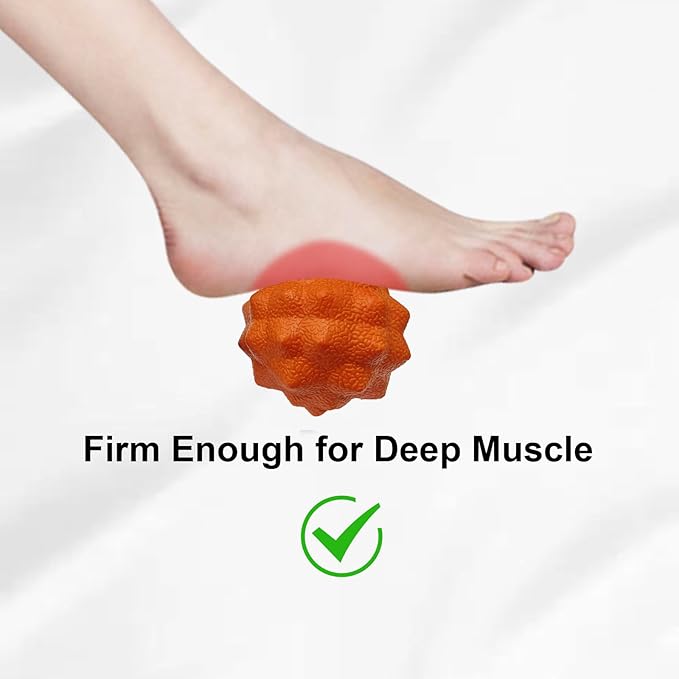 Foot Massage Ball, Pain Relieve from Plantar Fasciitis, Massage Tool for Tight Muscles and Sore Feet, Restore Foot Massage Roller, Myofascial Release