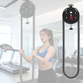 Endless Rope Machine, Adjustable Resi Trainer Machine, Portable Rope Exercise System for Home Gym Fitness Gear, Endless Cable Pulley Trainer, Strength Training Equipment, Home Gym Infinity Rope Red