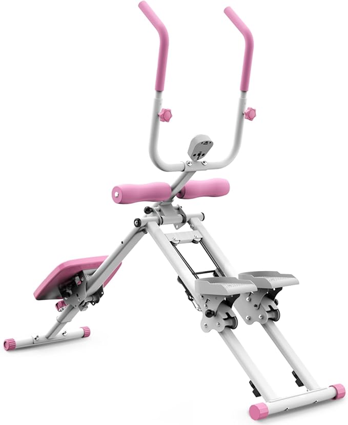 2 in 1 Stair Stepper and Ab Machine,Multifunctional Full Body Workout Machine,dual Track Ab Machine,Upgrade Stairmaster & Ab Trainer Equipment for Home Gym Exercise