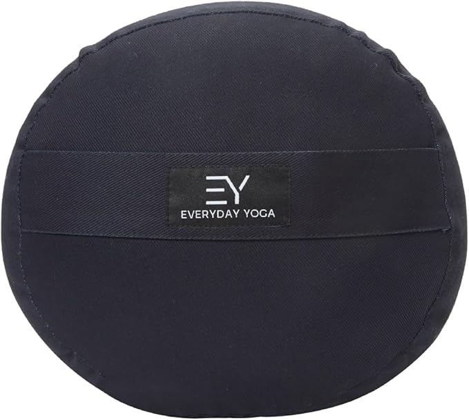 Everyday Yoga Premium Bolster, Soft & Supportive Meditation Pillow with Carry Handle, Lightweight Cushion for Restorative Yoga & Relaxation (Multi-Color)
