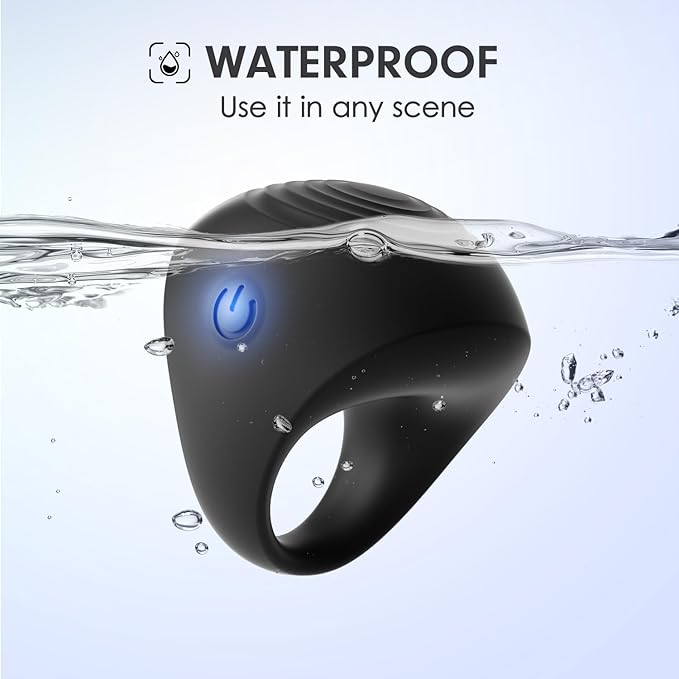 Mini Massager, Waterproof Rechargeable Portable Body Massage Ball, Multifunctional Finger Massager, Black