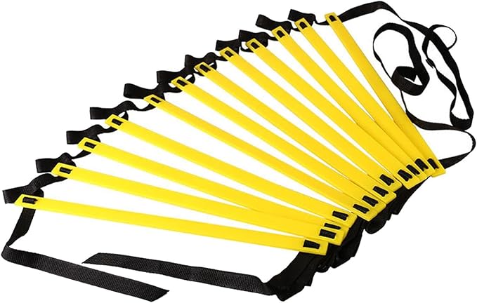 Agility Ladder, Soccer Fitness Accessory, Adjustable Football Speed Training Equipment, Speed Ladder for Home Gym, Exercise