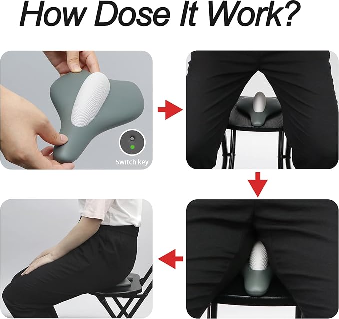 Pelvic Floor Muscle Trainer, Cushion Type Kegel Trainer, for Pelvic Floor Physical Therapy and Kegel Sports Products