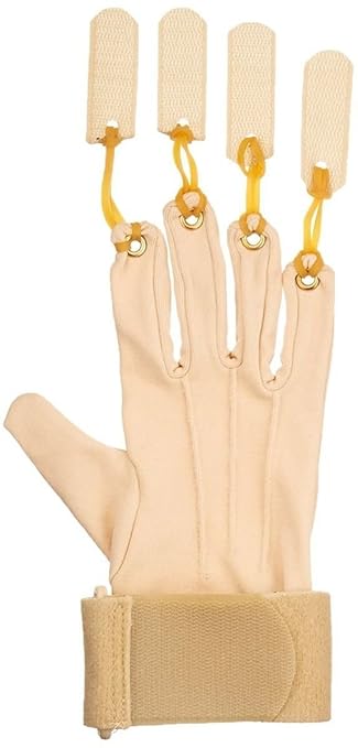 Sammons Preston 58788 Deluxe Traction Exercise Glove with Thumb, Small/Medium, Left