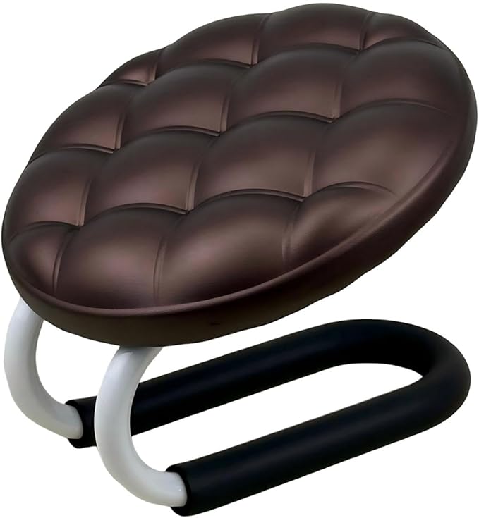 Kneeling Meditation Stool, Meditation Bench Gift Ergonomic Comfortable Lightweight Seat Prayer Stool for Studio, Prayer Women, Brown