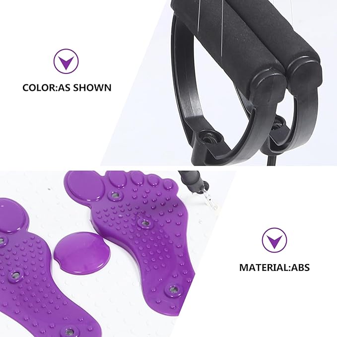 Twisting Waist Disc with Rope, Slimming Exercise Rotating Board for Home Fitness, Female Waist Trainer Massage Abdominal Workout Equipment