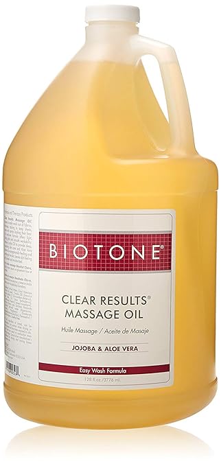 Biotone Clear Results Massage Oil, Gallon