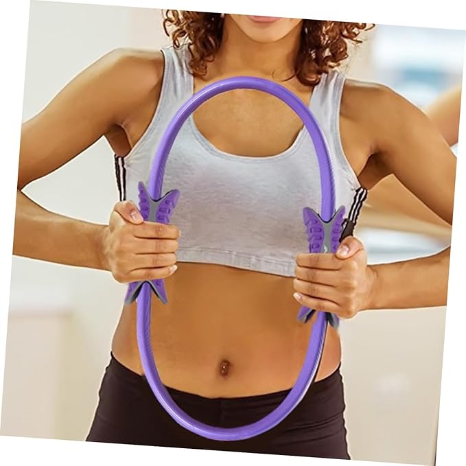 VICASKY Yoga Circle Items Yoga Ring Gym Accessories Gear Thigh Adult Woman Gymnastics Non Waist Pilates Circle