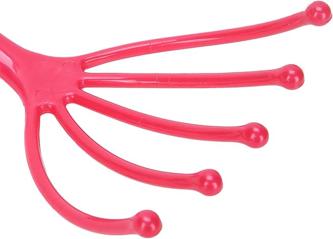 Agatige Head Massager Claw, Protable Plastic Handheld Scalp Massager Hair Growth Head Scratcher Stress Relief Deep Relaxation Tools for Home Spa Office Travel Use (1PCS)