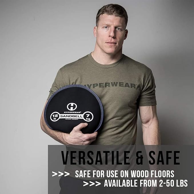 Hyperwear SandBell® Soft Sandbag Weight – Pre-Filled (12 lb – Violet)
