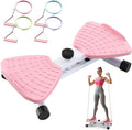 Waist Twisting Machine & Ab Twister Machine - 300 lbs Noiseless Waist Twister Board for Core Exercise, Home Gym Fitness Equipment with Resistance Bands (Women/Men)