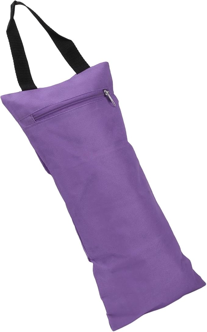 Yoga Sandbag, 3 Colors Zippered Design Oxford Cloth Material Bag, Rollable Foldable Weighted Fitness Bag for Adding Weight and Support
