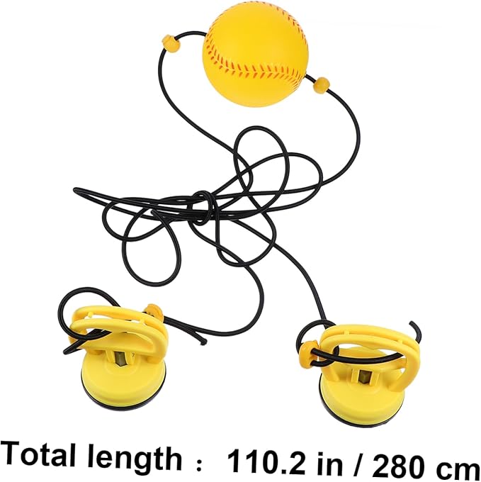 Toyvian 1Pc Professional Boxing Reaction Ball High Elasticity Training Accessory Durable PU Suction Cup for Speed Training and Coordination Skills Random Color