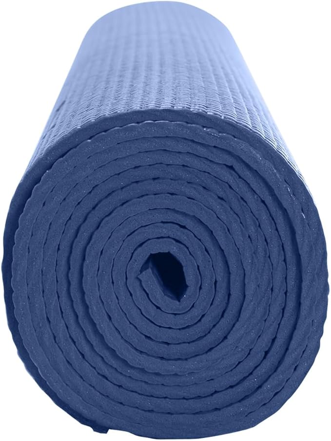 Everyday Yoga Deluxe Mat, Spacious 72"x24" Non-Slip Yoga Mat for Comfortable Home Workouts, 3-5mm Extra Thick