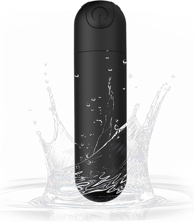Handheld Electric Back Massager -10 Modes Mini Waterproof&Rechargeable Handheld Deep Tissue Neck(Black)