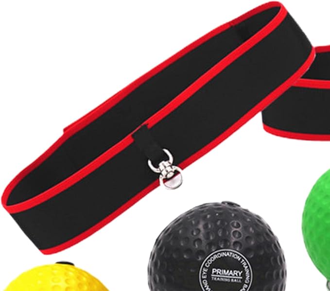 2Pack Boxing Reflex Balls, Boxing Ball Headband Set,Reflex Punching Ball Boxing Equipment Improve Speed and Hand-Eye Coordination for Men, Kids Boxing Equipment