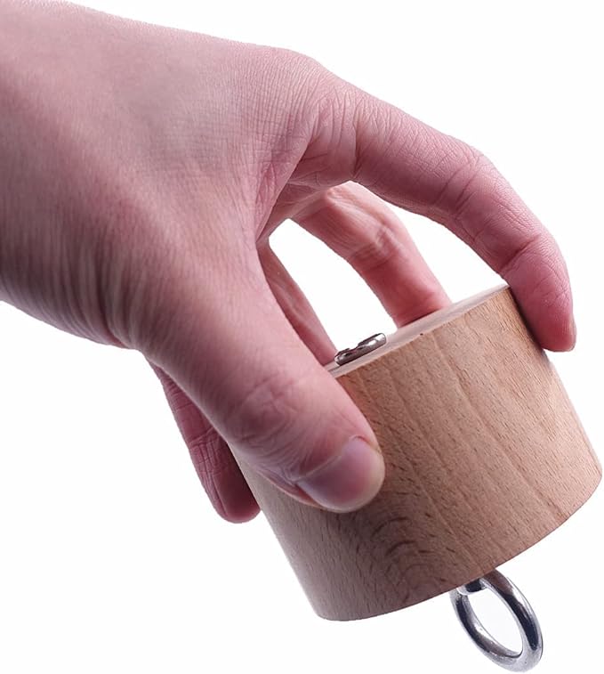 Wooden Pinch Block Grip Workout Climbing Power Grip Forearm Finger Exerciser Strength Training Strengthener Equipment