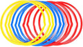 Speed & Agility Training Rings, Sports Agility Ladders, 6PCS Multicolor Soccer Sport Training Speed Rings Football Control Skills Agility toroidal
