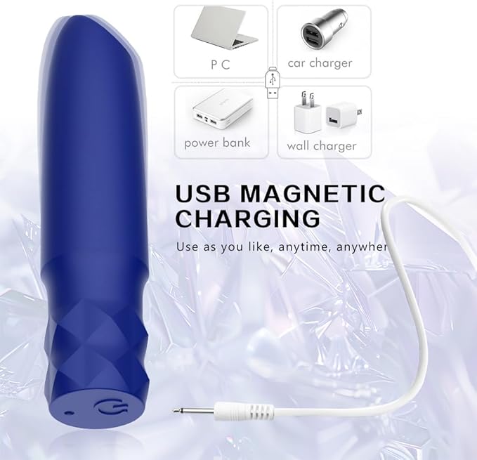 10 Modes Quiet Powerful Handheld Electric Tool，Handheld Personal Back Massage Rod Travel Portable Soft Silicone SC6248
