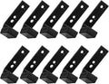 10pcs Squat Rack J Hooks Horizontal Barbell Hanger Power Rack Storage Holder Wall Mount Gym Accessories for Home Fitness Strength Training Equipment
