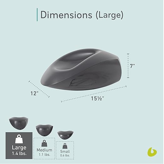 Balanced Body Balansit, Balancing Seat Cushion for Pilates Workouts, Posture Control, and Core Strength, Pilates Equipment for Home or Pilates Studio Use, Large (75+ kg)